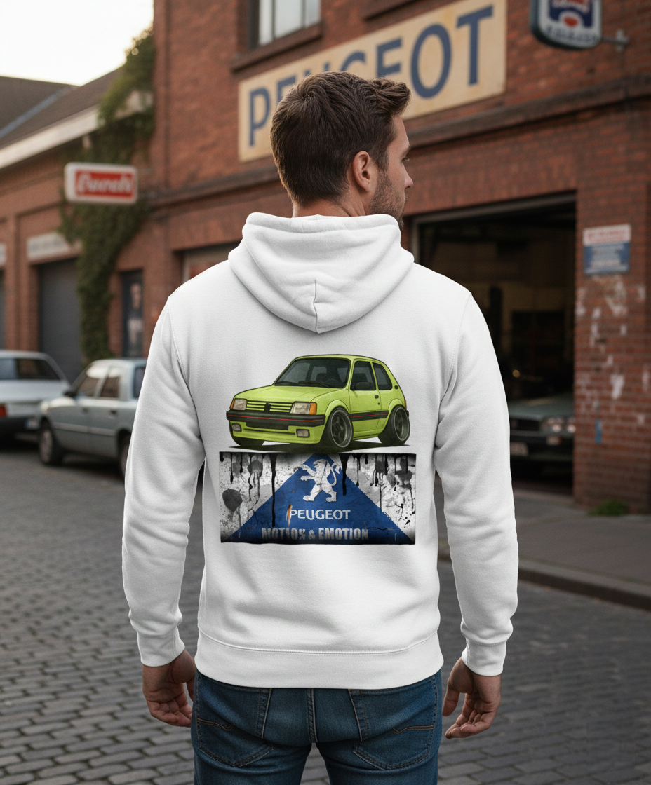 College Hoodie -Peugeot 205 GTI