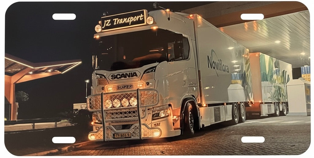 Nummerbord met eigen foto