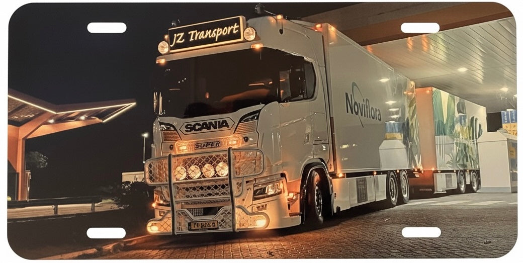 Nummerbord met eigen foto