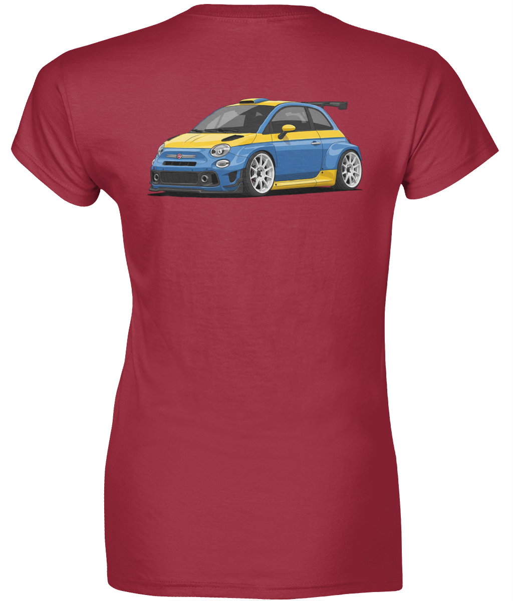 Ladies SoftStyle T-Shirt - Fiat 500 Abarth
