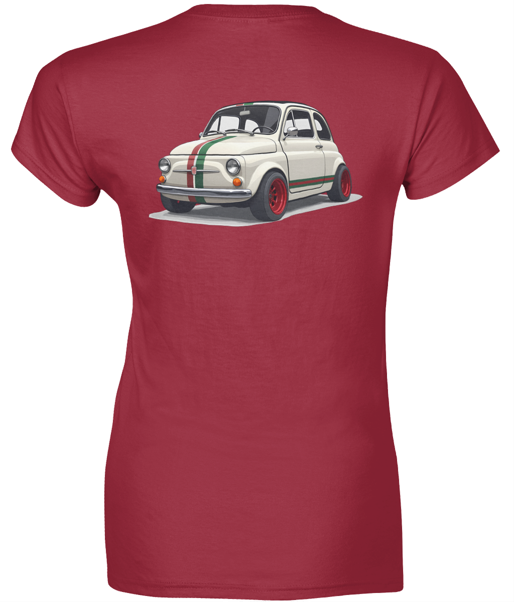Ladies SoftStyle T-Shirt - Fiat 500