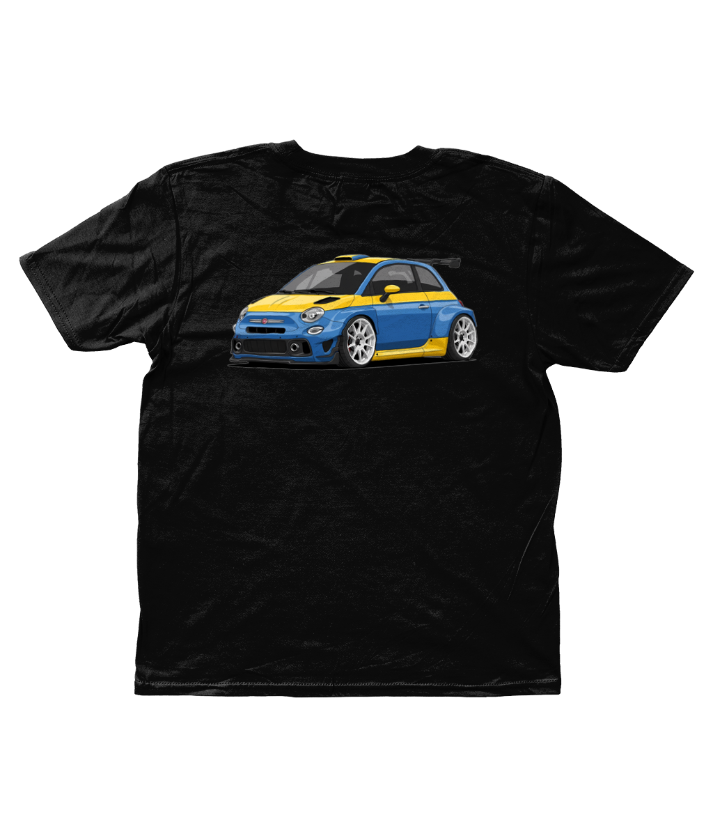 Kids SoftStyle T-Shirt - Fiat 500 Abarth