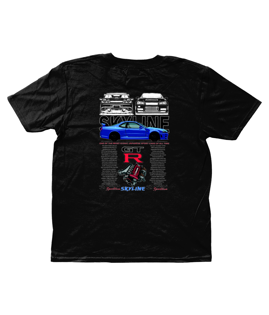 Kids SoftStyle T-Shirt - Nissan Skyline GTR