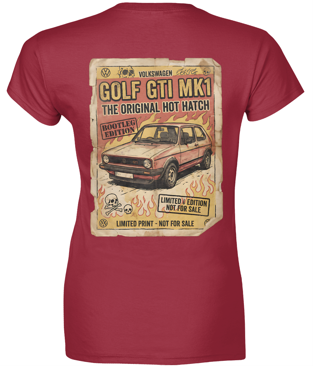 Ladies SoftStyle T-Shirt - Golf gti mk1
