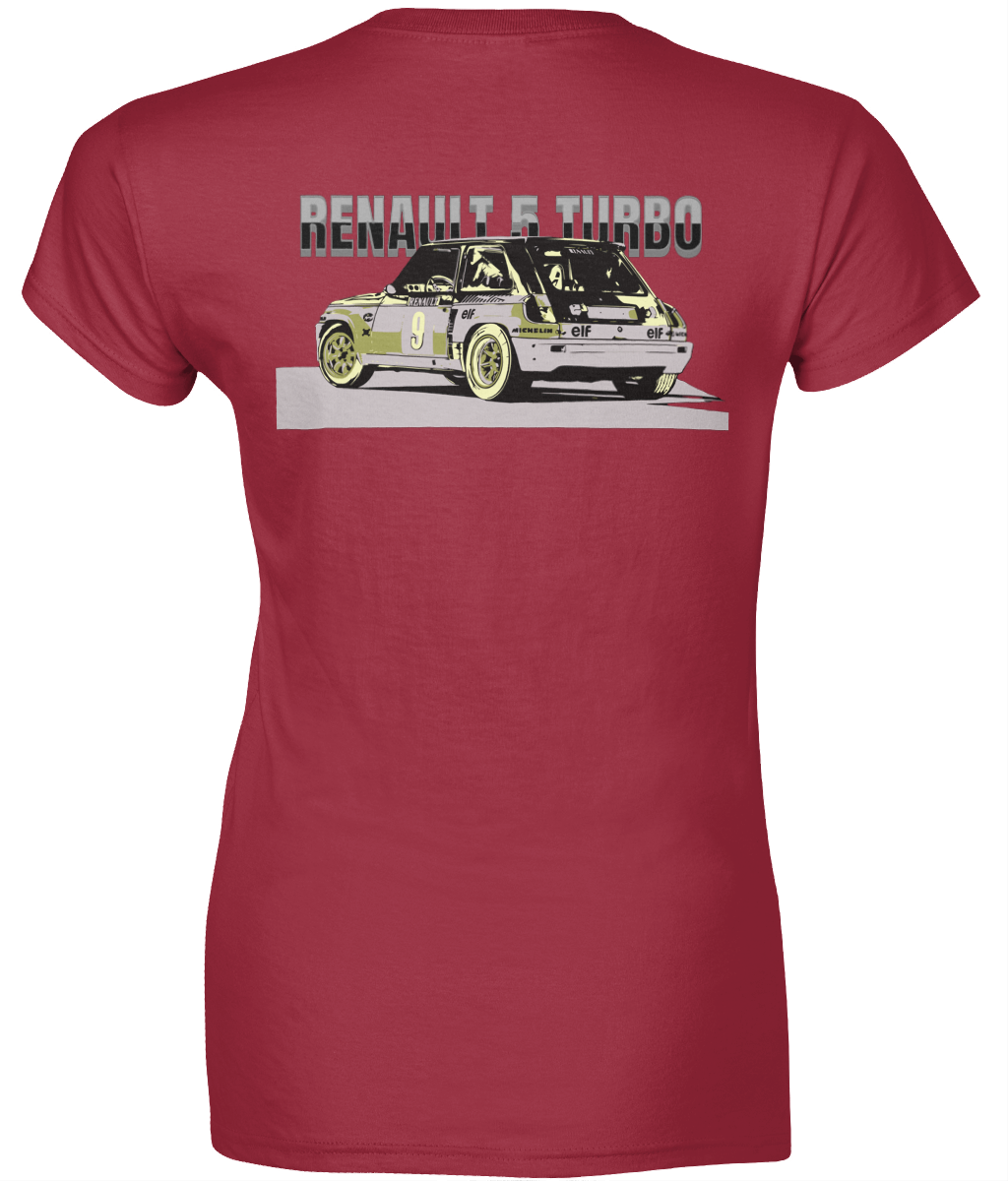 Ladies SoftStyle T-Shirt - Renault 5 Turbo