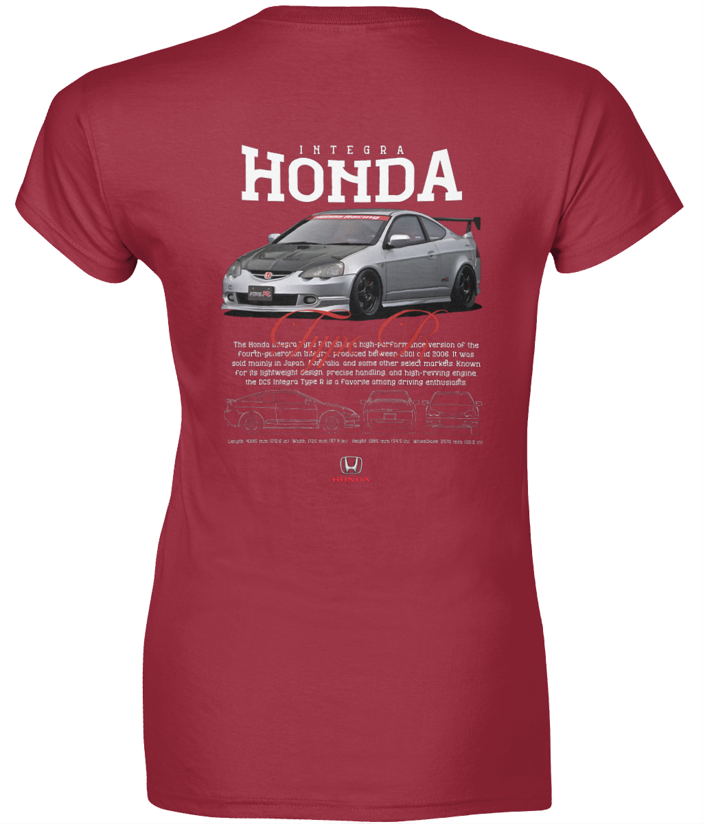 Ladies SoftStyle T-Shirt - Honda Integra type r
